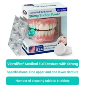 Vioralifes® Medical Full Denture with Strong Suction