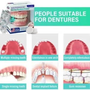 Vioralifes® Medical Full Denture with Strong Suction
