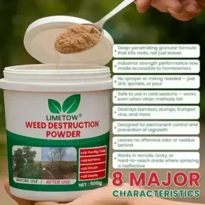 Kill Bamboo, Stumps & Invasive Weeds for Good – LIMETOW® Root Killer Powder