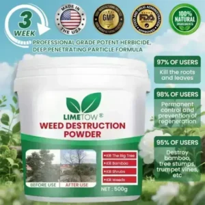 Kill Bamboo, Stumps & Invasive Weeds for Good – LIMETOW® Root Killer Powder