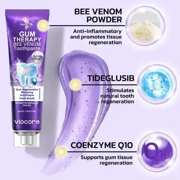 Rolimey® VioCore Bee Venom Dental Treatment Toothpaste