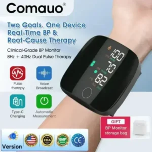 Skip the Pills. Start Healing Naturally. Comauo® Dual Pulse Monitor — Where Precision Meets Arterial Restoration.