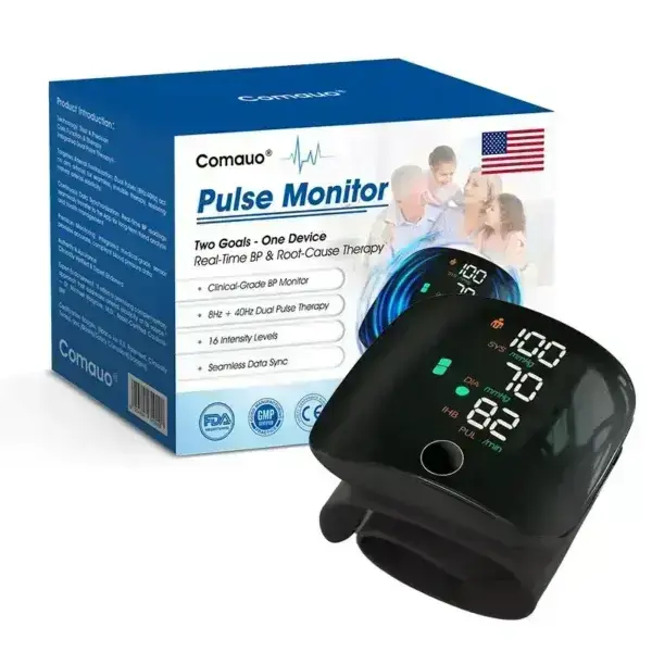 Skip the Pills. Start Healing Naturally. Comauo® Dual Pulse Monitor — Where Precision Meets Arterial Restoration.