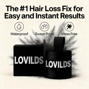 Lovilds™ Instant Hair Fibers: Thicker-Looking Hair in 30 Seconds