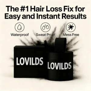 Lovilds™ Instant Hair Fibers: Thicker-Looking Hair in 30 Seconds