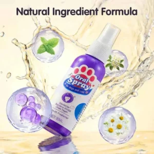 50% off 🐈 Pet dental cleaning spray | Say goodbye to bad breath with just one spray, gently cleans teeth