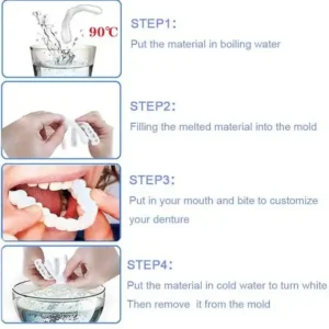 FLASH SALE: Fix Your Smile in 30 Seconds — 👨‍⚕Adjustable Snap-On Dentures😁