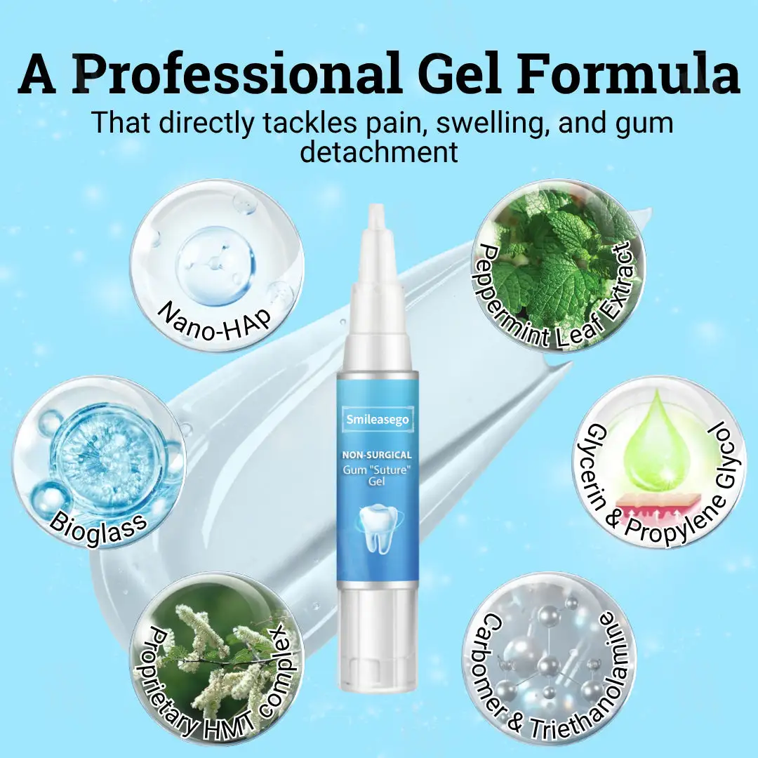 Smileasego Non-Surgical Gum "Suture" Gel
