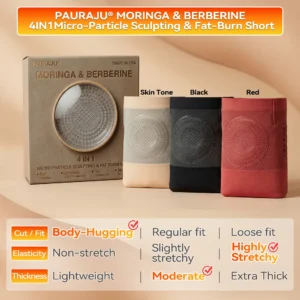 ALLYBEE® Moringa & Berberine 4-In-1 Micro-Particle Sculpting & Fat-Burn Shorts