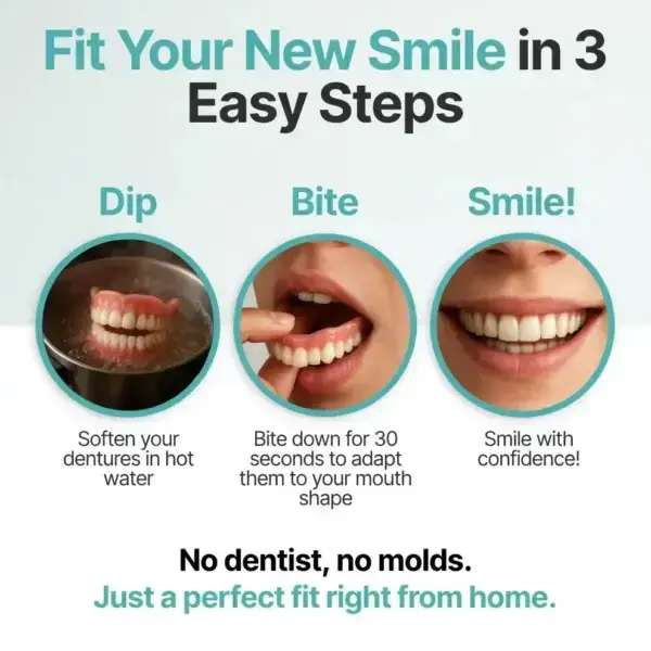 DarkFairy™ Custom-Fit Dentures — Designed for Comfort and a Natural-Looking Smile