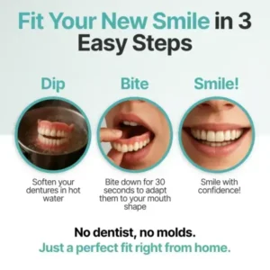 🦷HazyGalaxy™ Custom-Fit Functional Dentures — Made in the USA, Up to 70% OFF for a More Confident Smile!