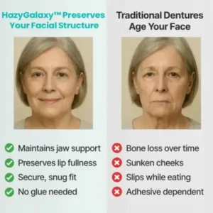 🦷HazyGalaxy™ Custom-Fit Functional Dentures — Made in the USA, Up to 70% OFF for a More Confident Smile!